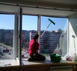 Мытье окон в однокомнатной квартире Светогорск